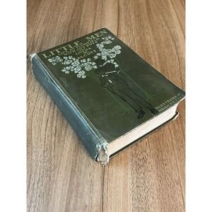 Little Men 1922 Vtg HC Louisa‎ May Alcott Illustrated Birch Decor Classic Book